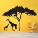 Giraffe Safari Wall Decal