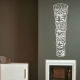 Tiki totem wall decal