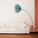 2 color dandelion wall decal