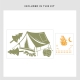 Campsite Wall Decal