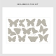Large Butterfly Collection Wall Decal