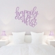 Happily Ever After Wall Quote Decal
