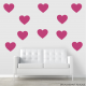 Giant Hearts Wall Decal