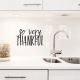 So Very Thankful Wall Decal