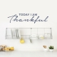 Today I Am Thankful Wall Decal