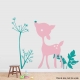 Lit'l Deer in Nature Wall Art Decal