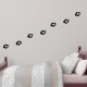 Fox Paw Prints Wall Decal