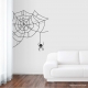 Black Widow Spiderweb Wall Decal