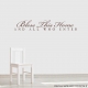 Bless This Home And All Who Enter Wall Decal - Brown
