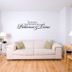 Patience and Time Wall Decal