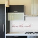 Kiss the Cook Wall Quote Decal