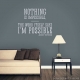 Nothing is Impossible - Audrey Hepburn Wall Quote Decal