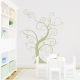 Thin Bare Whimsical Tree Wall Decal