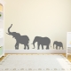 Marching Elephants Wall Decal