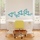 Stacked Triangles Wall Decal