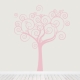 Whimsical Love Tree Wall Decal