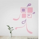 Abstract Butterfly wall decal