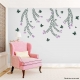 Butterflies and Vines Wall Decal