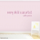Every Child is an Artist Wall Quote Decal