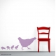 Family of Chicks Wall Art Decal