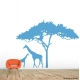 Giraffe Safari Wall Decal