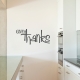 Give Thanks V Wall Quote