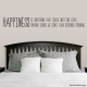 Happiness Comes Into Wall Quote Decal