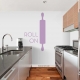 Roll On - Rolling Pin - Wall Decal