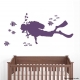 Scuba Diver wall decal