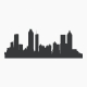 Atlanta Georgia Skyline Vinyl Wall Art Decal