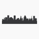 Baltimore Maryland Skyline Vinyl Wall Art Decal