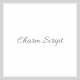 Charm Script Custom Text Wall Decal