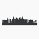 Las Vegas Nevada Skyline Vinyl Wall Art Decal