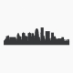 Louisville Kentucky Skyline Vinyl Wall Art Decal