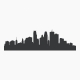 Minneapolis Minnesota  Skyline Vinyl Wall Art Decal