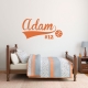 Basketball Name Wall Art Decal