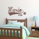 Football Name Wall Art Decal