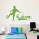 Soccer Name Wall Art Decal