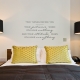 Two Things Define You Wall Quote Decal