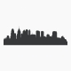 Philly Pennsylvania Skyline Vinyl Wall Art Decal