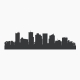 Phoenix Arizona Skyline Vinyl Wall Art Decal