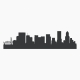 Portland Oregon Skyline Vinyl Wall Art Decal