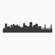 Sacramento California Skyline Vinyl Wall Art Decal