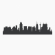 San Antonio Texas Skyline Vinyl Wall Art Decal