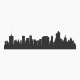 Tulsa Oklahoma Skyline Vinyl Wall Art Decal