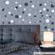 2 Color Polkadot Wall Decals