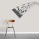 3D Music Notes Wall Decal