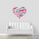 Abstract Heart Wall Decal