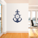 Anchor & Ship Wheel Wall Decal