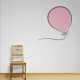 Carina Red Balloon Wall Quote Decal